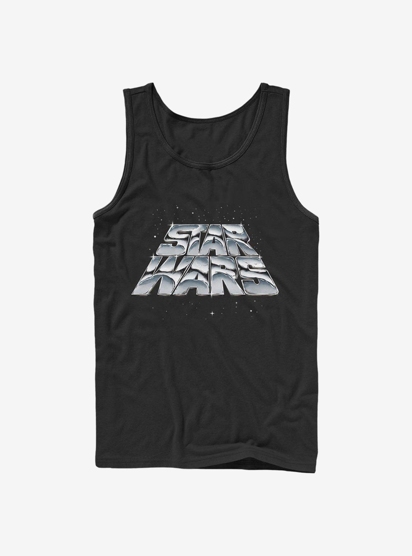 Star Wars Chrome Slant Logo Tank Top, , hi-res