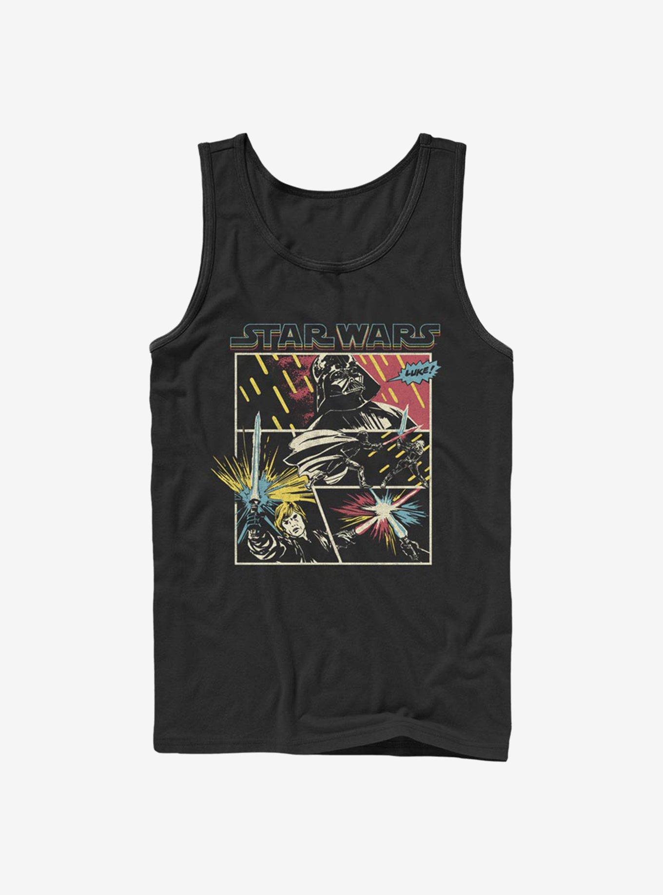 Star Wars Comic Fight Tank Top, BLACK, hi-res