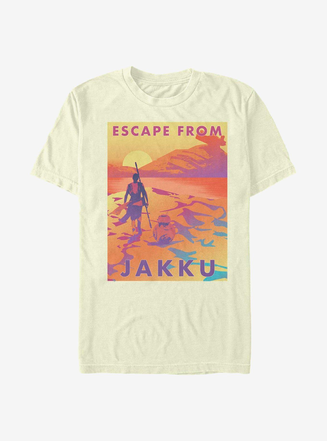 Star Wars: The Force Awakens Jakku Rey T-Shirt, NATURAL, hi-res