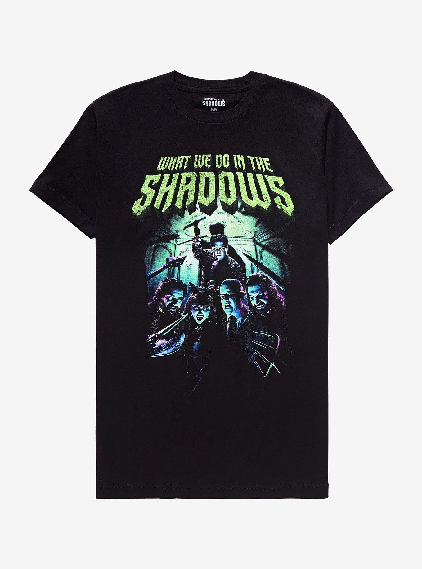 What We Do In The Shadows Group T-Shirt, BLACK, hi-res