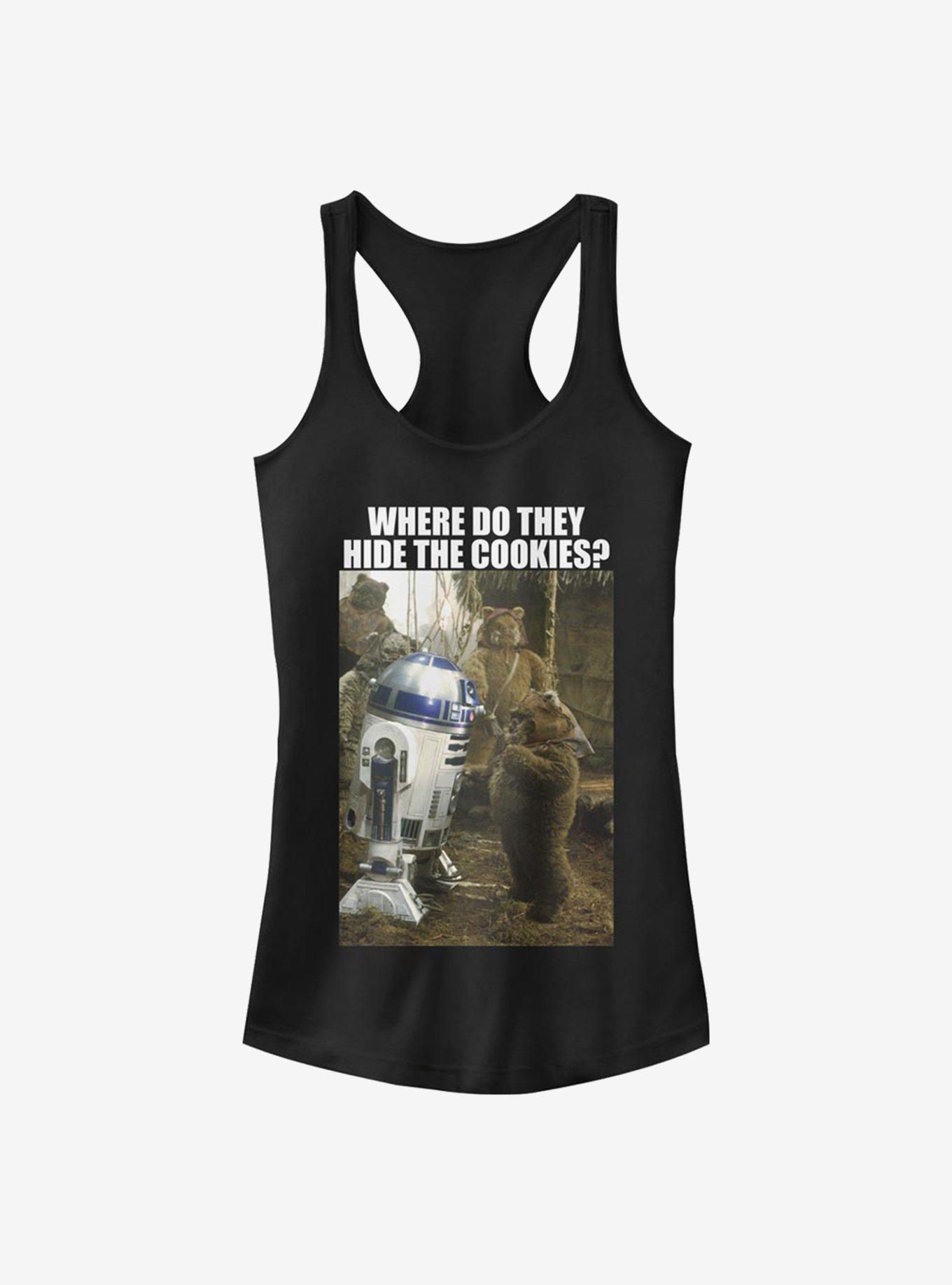 Star Wars Hidden Cookies Girls Tank, BLACK, hi-res