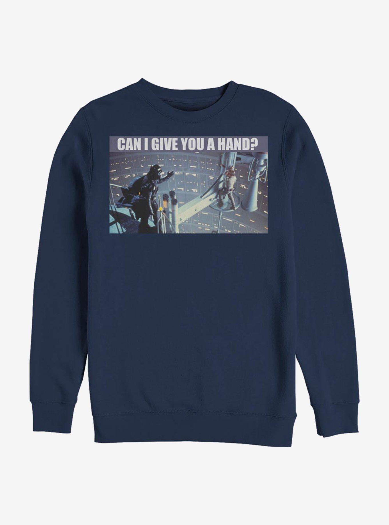 Star Wars Can I Give You A Hand Crew Sweatshirt