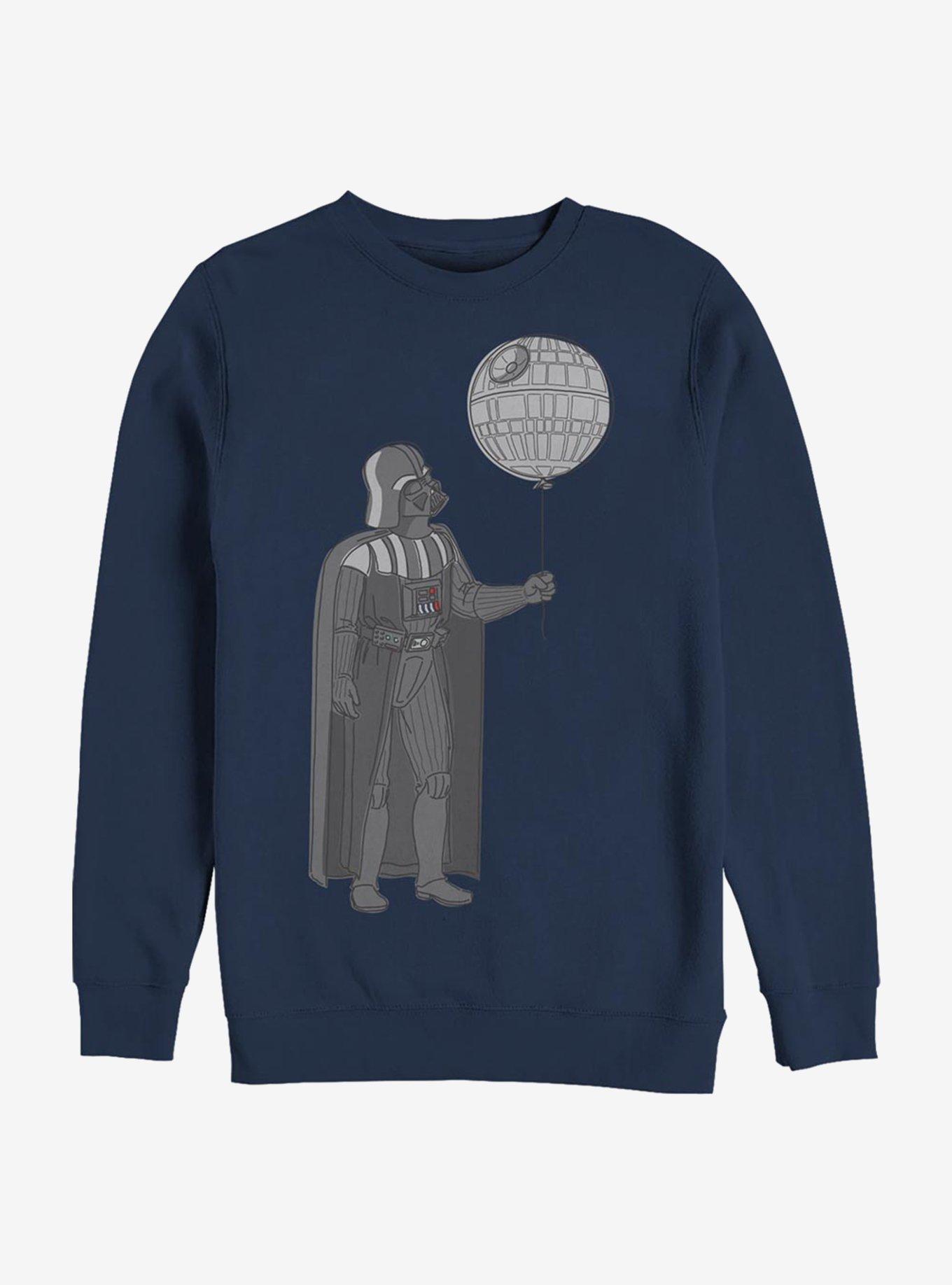 Star Wars Death Balloon Crew Sweatshirt, NAVY, hi-res