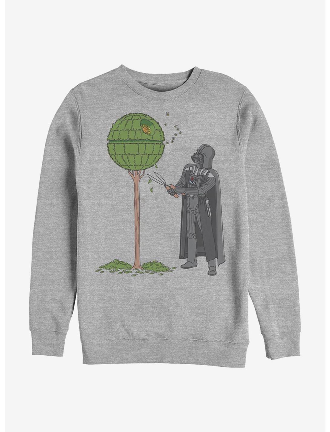 Star Wars Death Star Bush Crew Sweatshirt, ATH HTR, hi-res