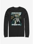Star Wars Flying Into The Weekend Long-Sleeve T-Shirt, BLACK, hi-res