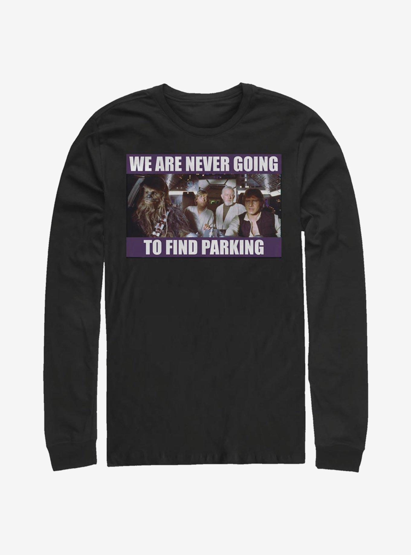 Star Wars Never Going To Find Parking Long-Sleeve T-Shirt, , hi-res