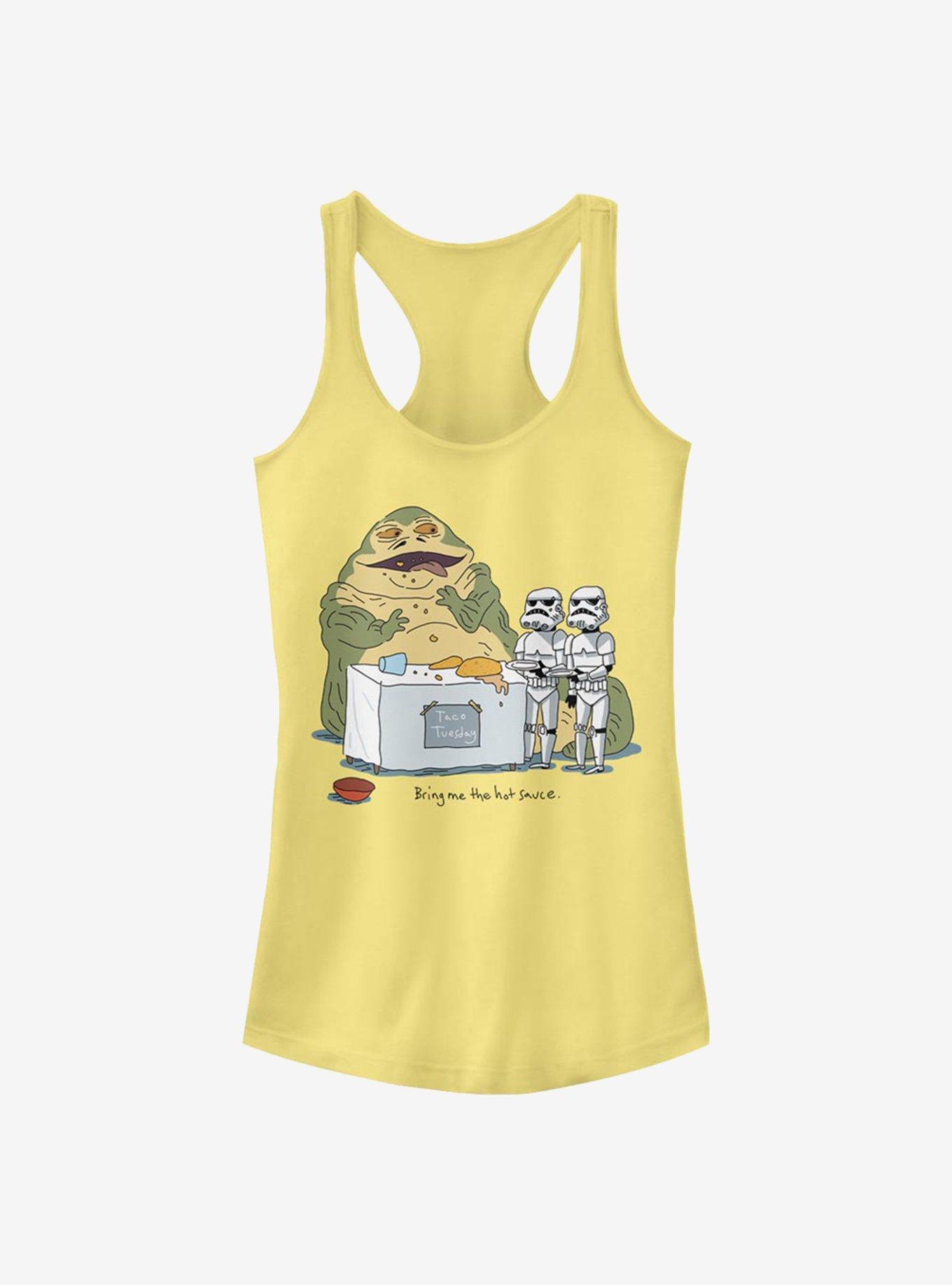 Star Wars Bring Me The Hot Sauce Girls Tank, BANANA, hi-res