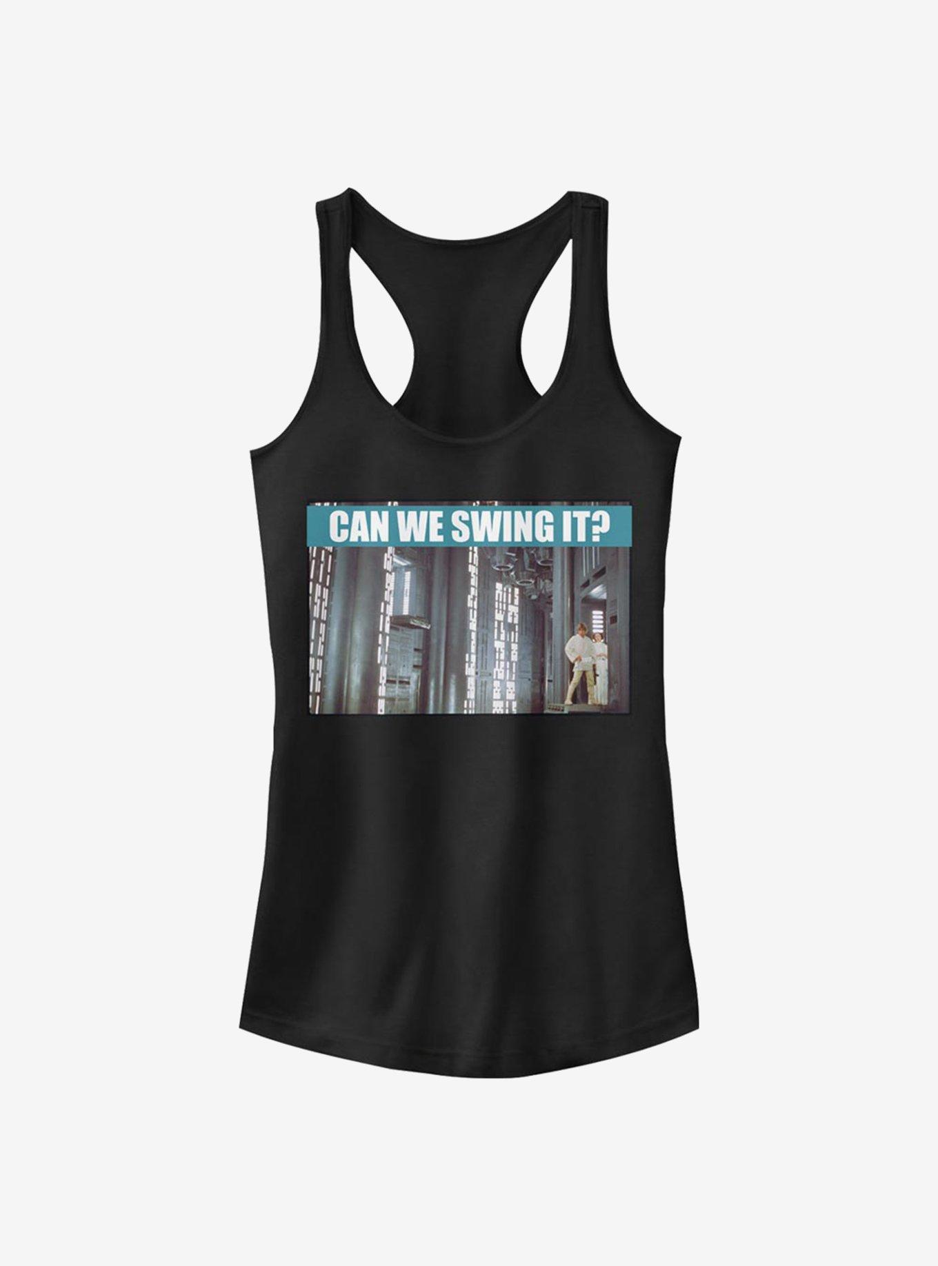 Star Wars Can We Swing It Girls Tank, BLACK, hi-res