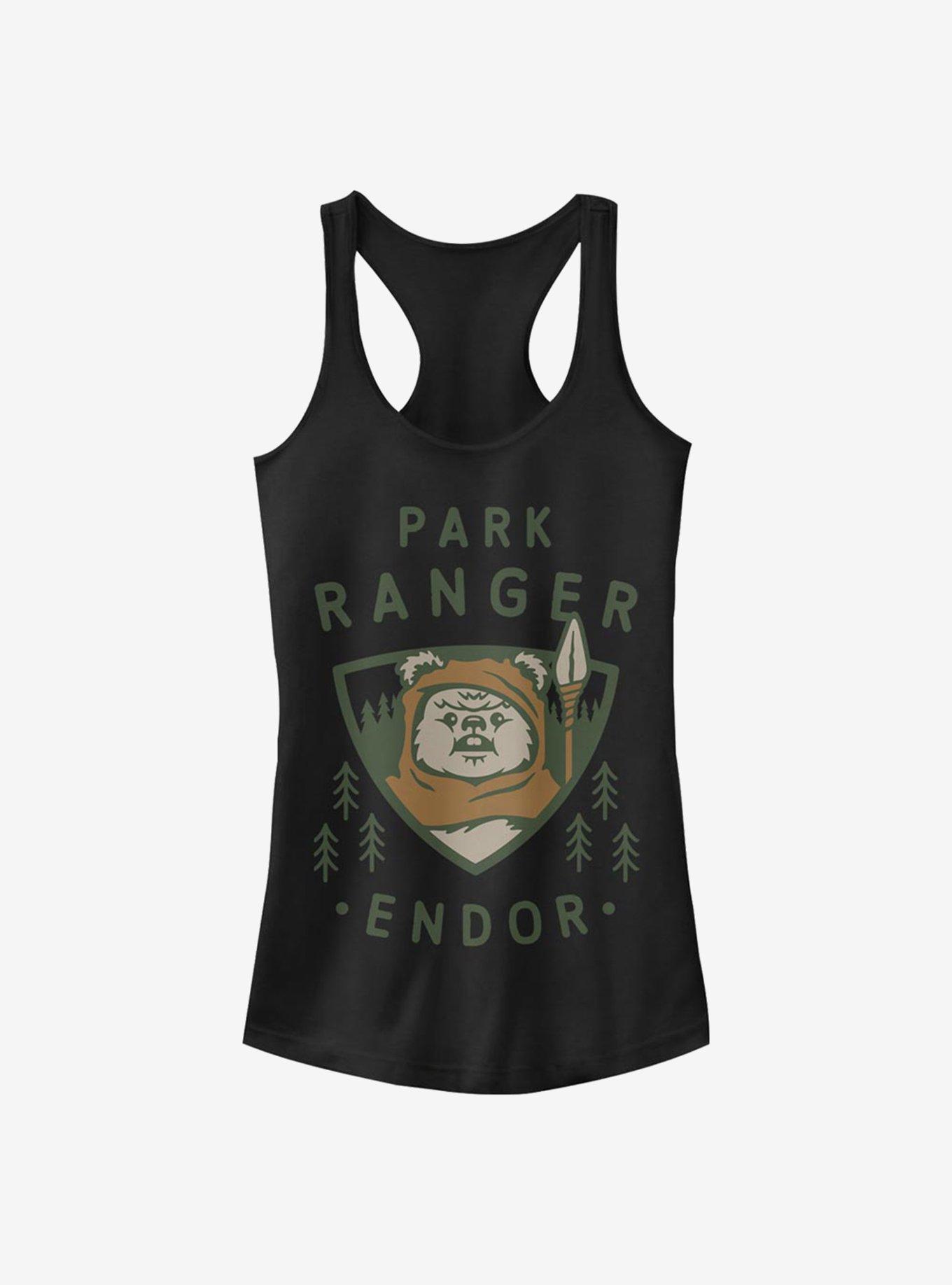 Star Wars Park Ranger Girls Tank Top, BLACK, hi-res