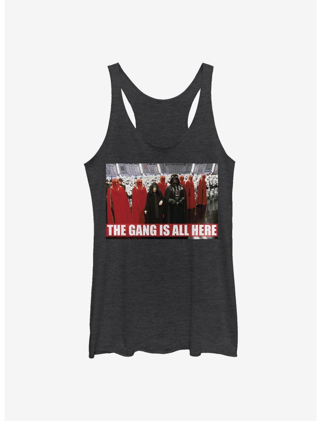 Star Wars The Gang Is All Here Girls Tank, BLK HTR, hi-res