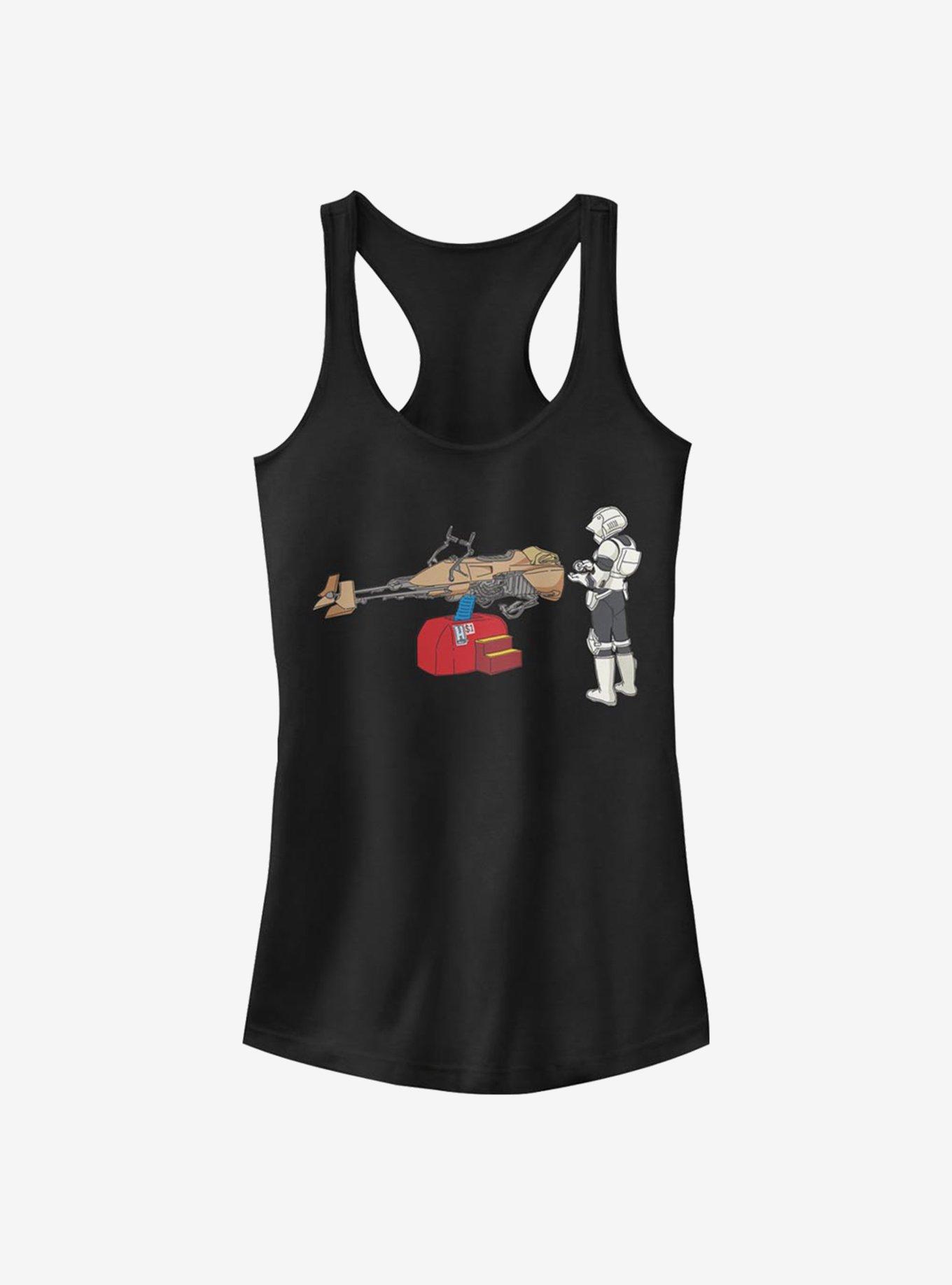 Star Wars Trooper Ride Girls Tank, BLACK, hi-res