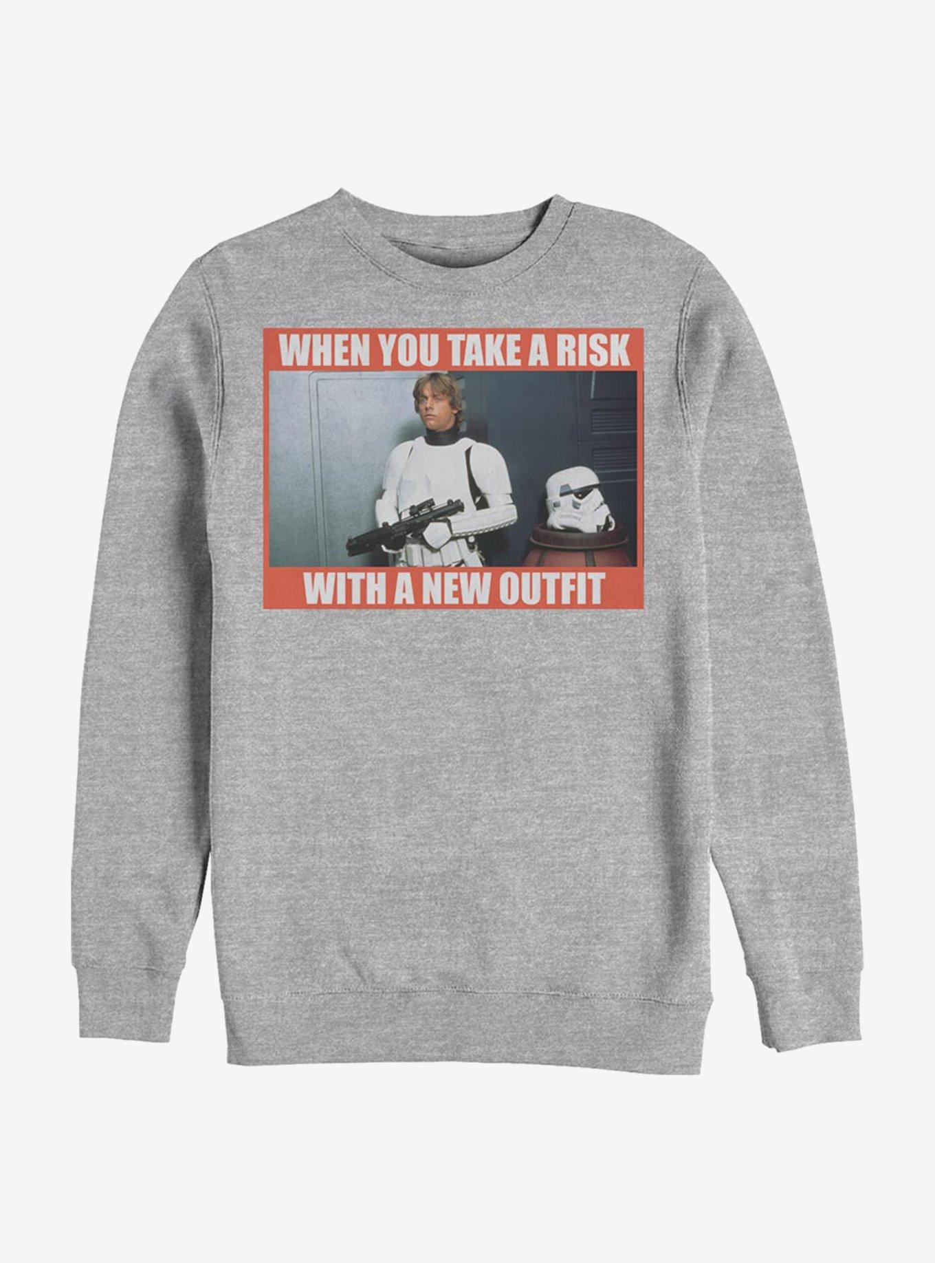 Star Wars New Outfit Crew Sweatshirt, ATH HTR, hi-res