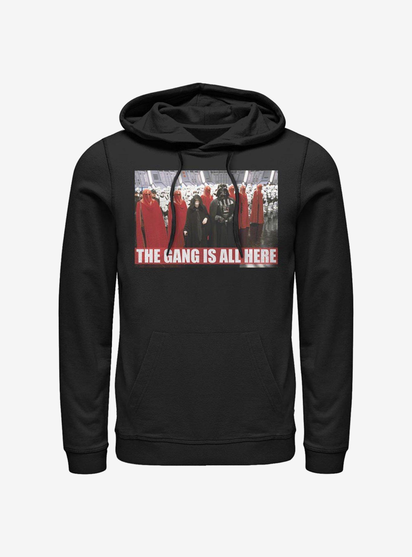 Star Wars The Gang Is All Here Hoodie, BLACK, hi-res