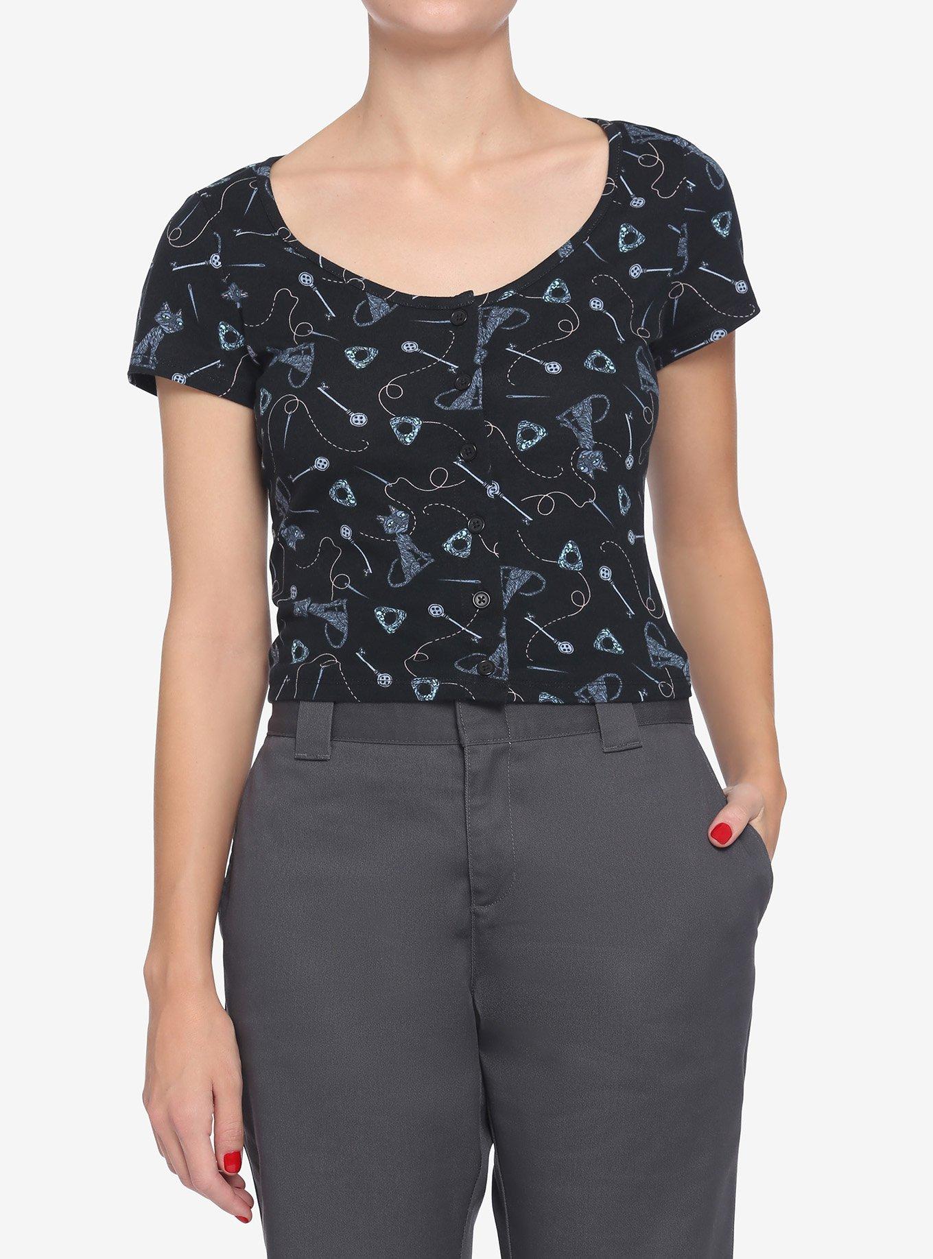 Coraline Button Front Keys & Thread Top, MULTI, hi-res