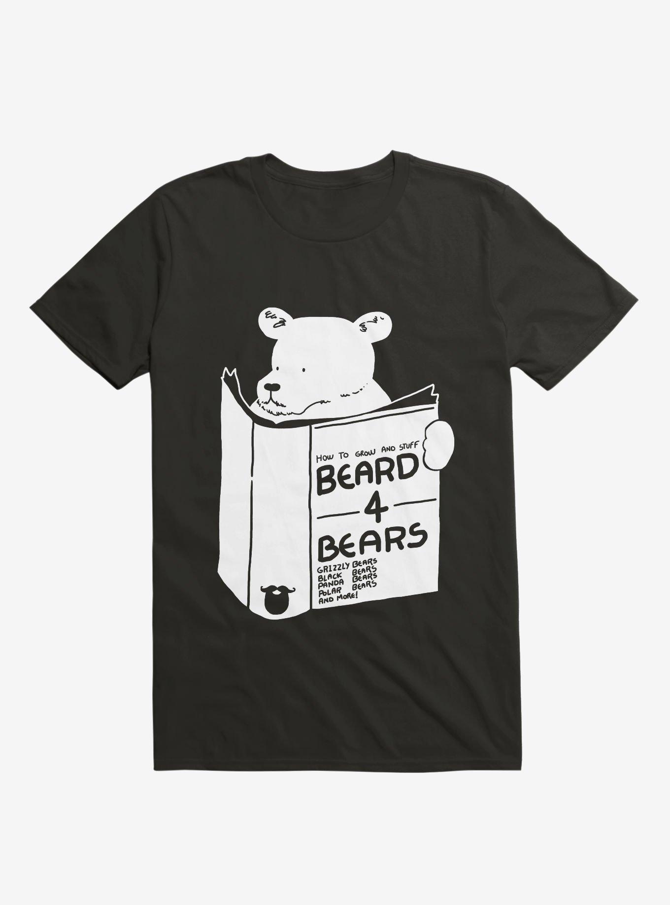 Beard for Bears T-Shirt, BLACK, hi-res