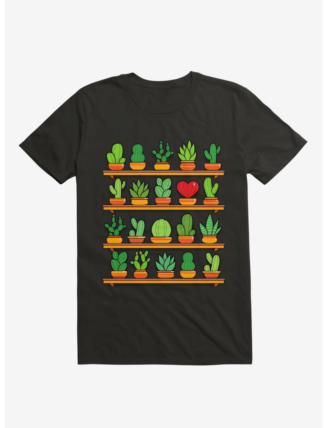 Love Yourself Cactus Heart T-Shirt, BLACK, hi-res