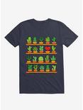 Love Yourself Cactus Heart T-Shirt, NAVY, hi-res