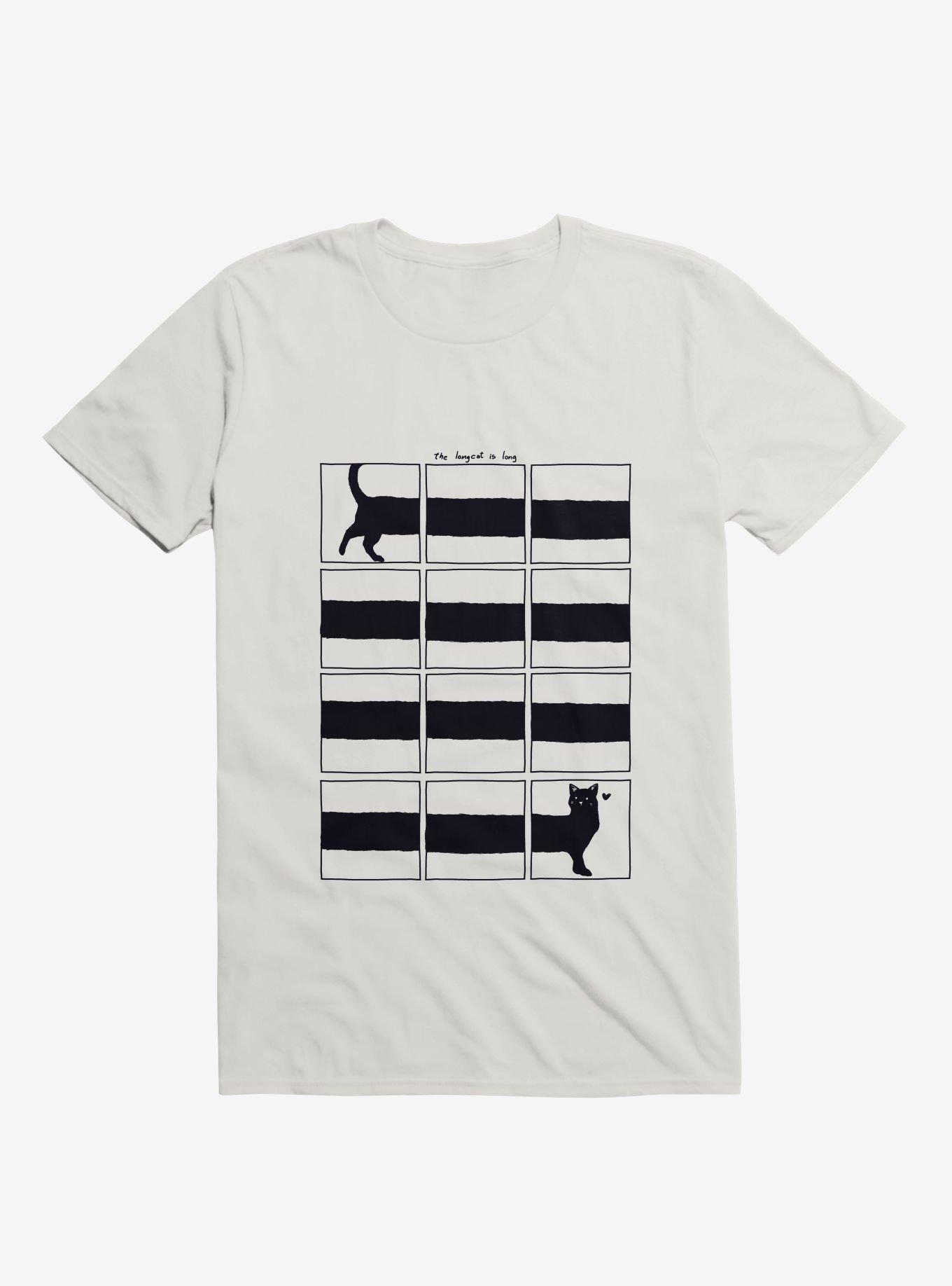 The Longcat Is Long T-Shirt, WHITE, hi-res