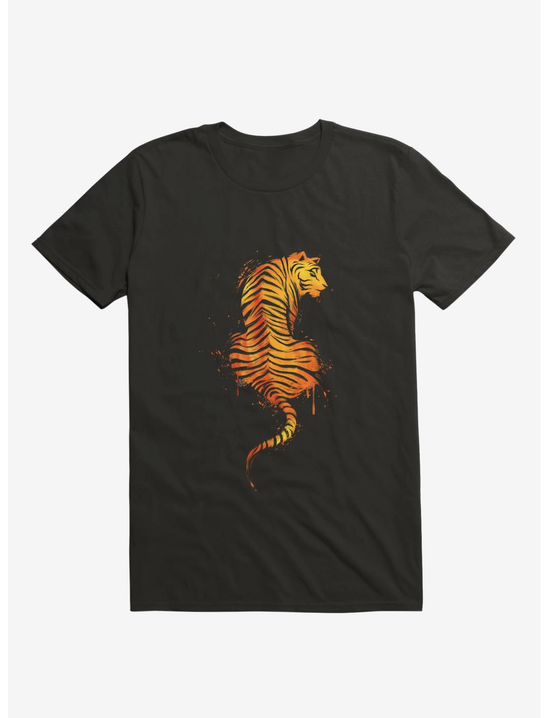 Tiger Ink T-Shirt, BLACK, hi-res