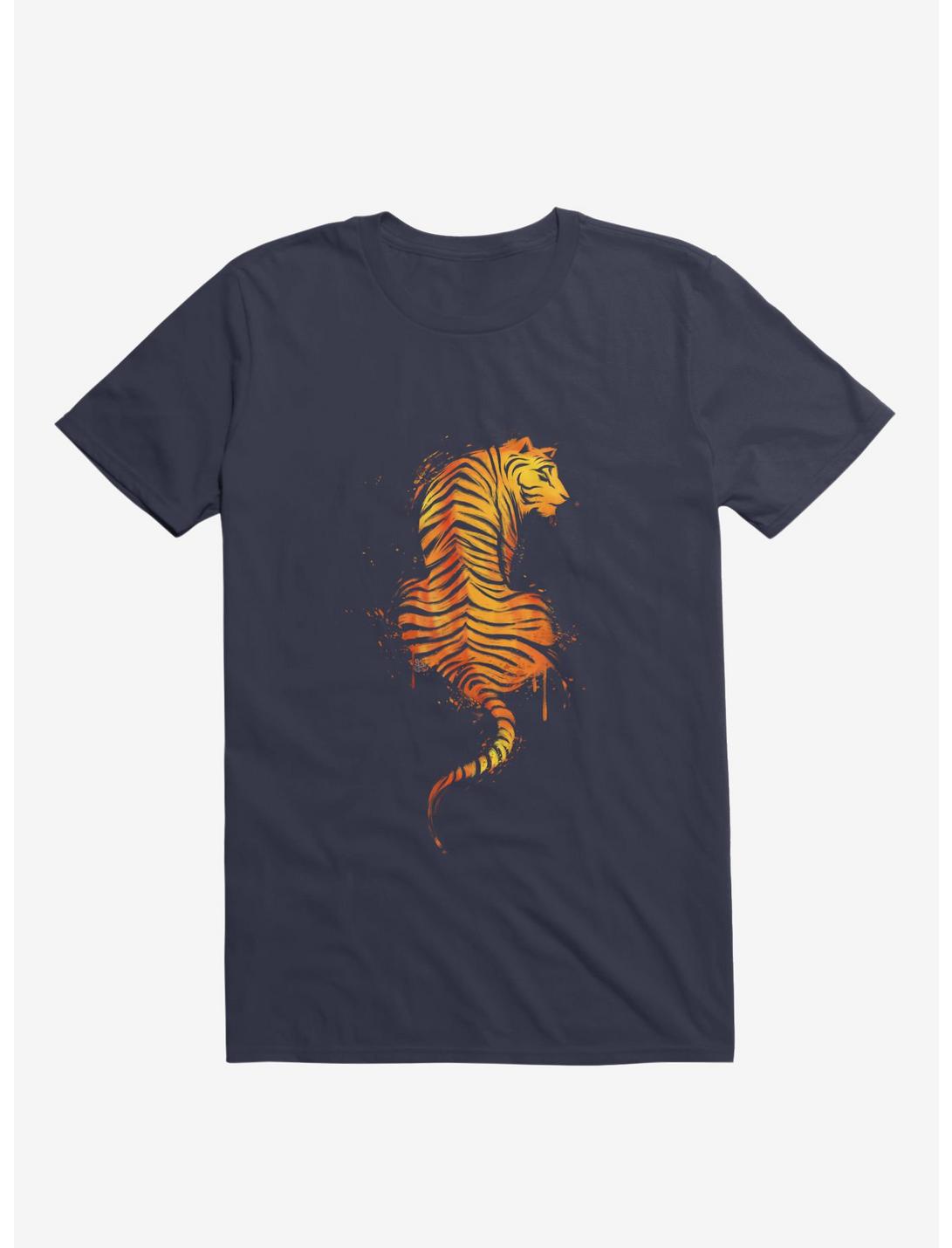 Tiger Ink T-Shirt, NAVY, hi-res