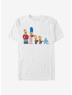 The Simpsons Family Carols T-Shirt, WHITE, hi-res