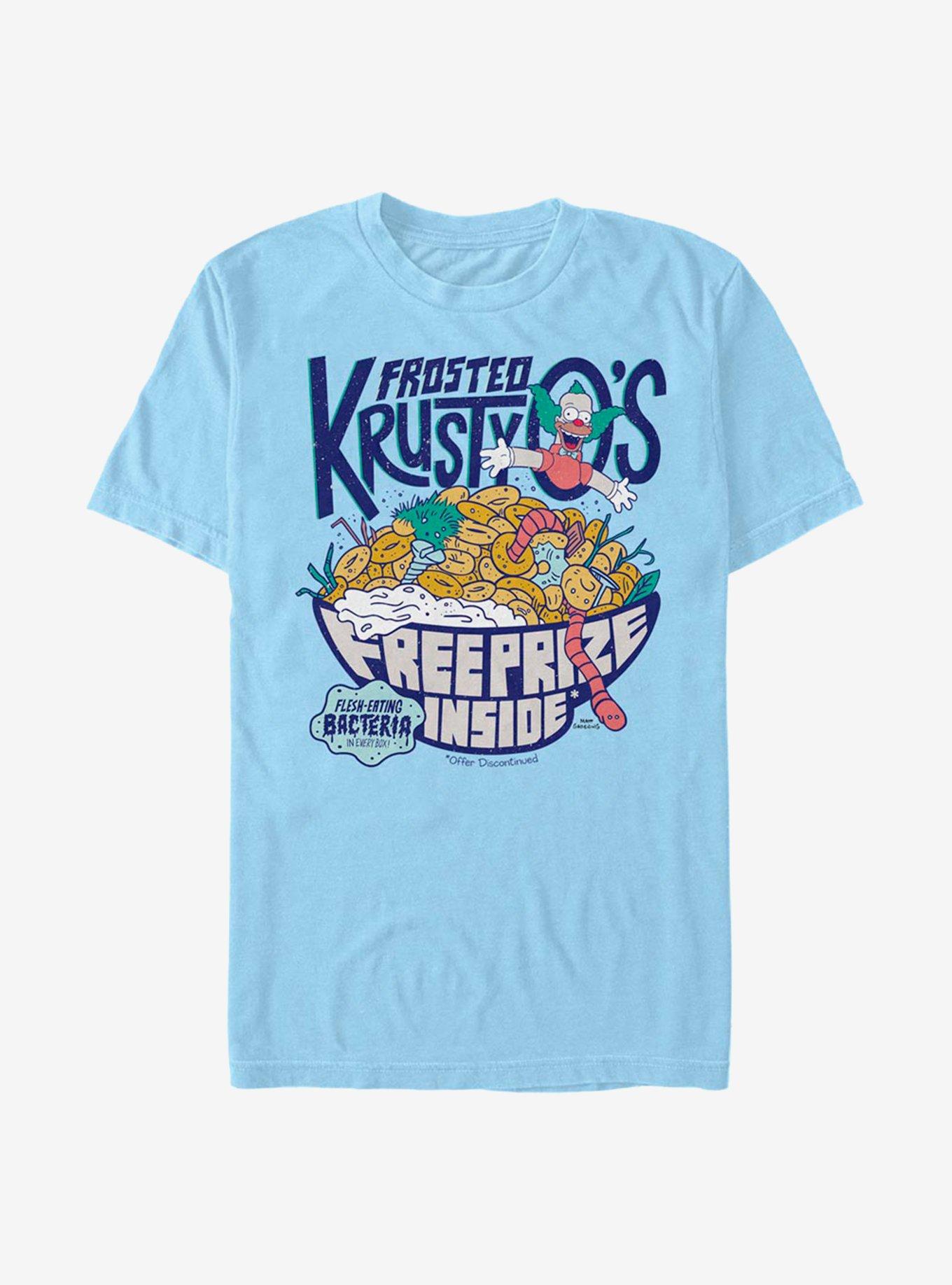 The Simpsons Krusty O's T-Shirt, LT BLUE, hi-res