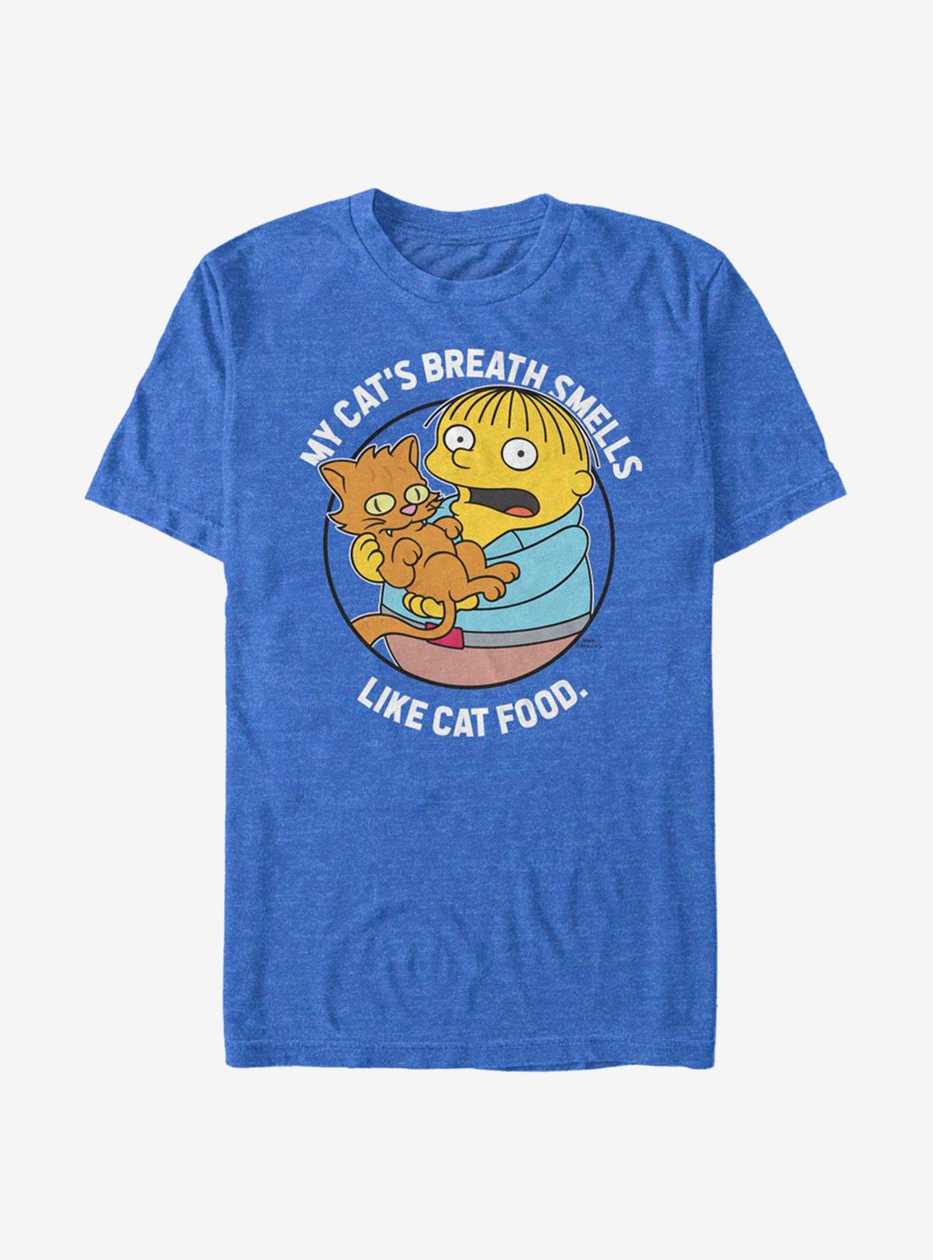 The Simpsons Ralph s Cat T Shirt BLUE Hot Topic