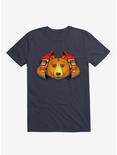 Bear Inside T-Shirt, NAVY, hi-res