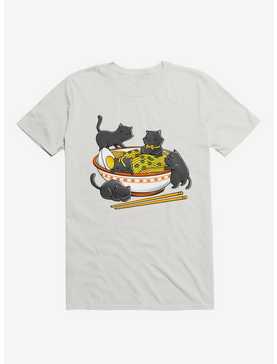 Kawaii Anime Cat Ramen Noodles T-Shirt, , hi-res