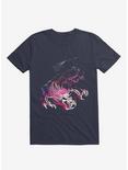 Skull Dragon T-Shirt, NAVY, hi-res