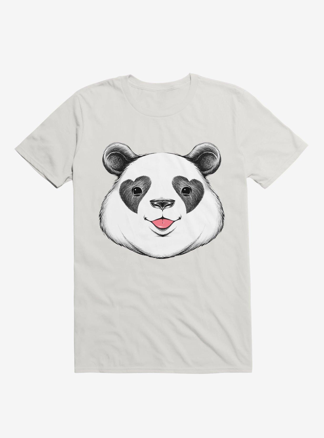 Panda Love T-Shirt, WHITE, hi-res