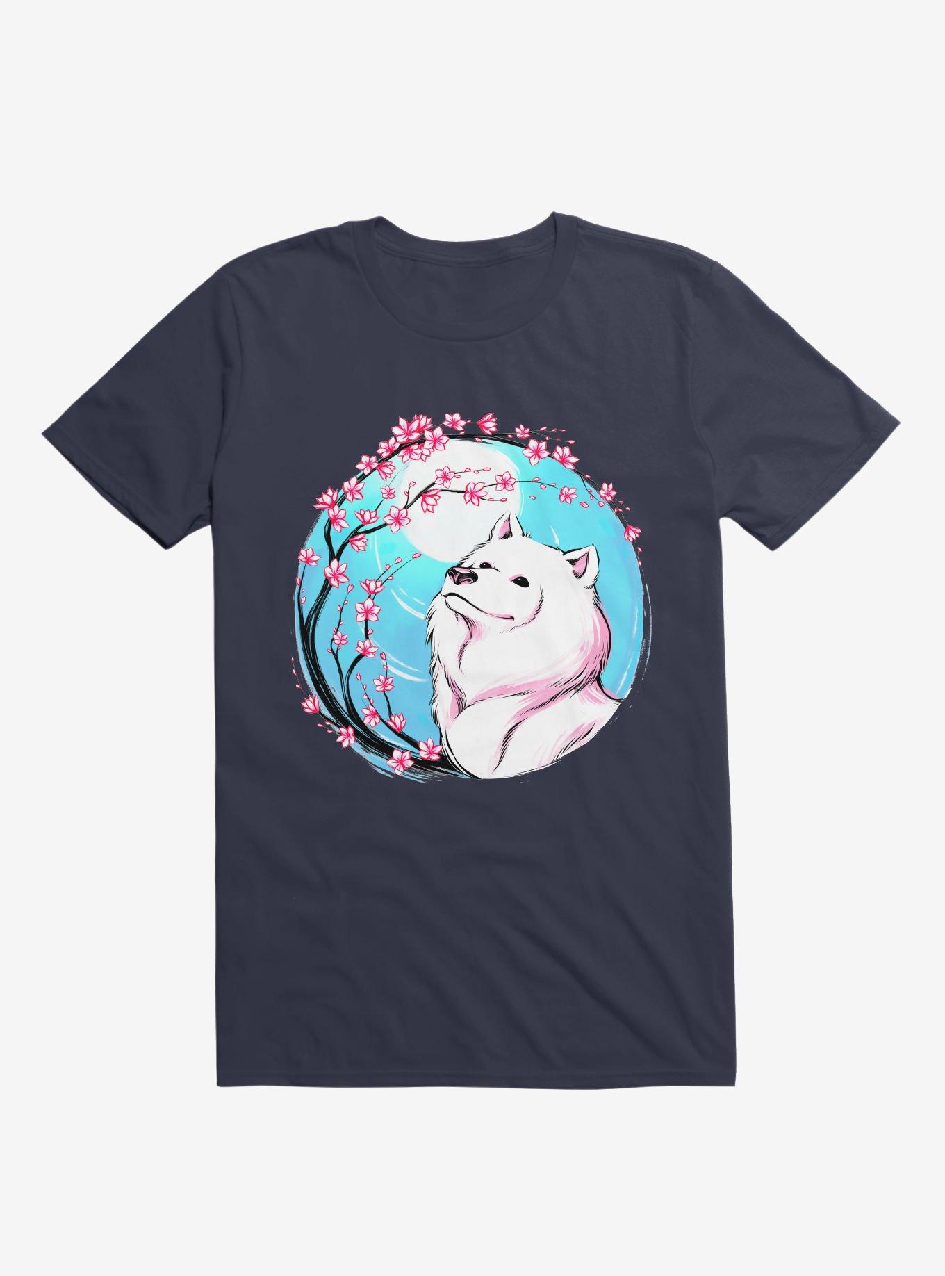 Samoyed Sakura T-Shirt, , hi-res