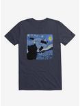 Tha Starry Cat Night T-Shirt, NAVY, hi-res