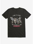 Come To Hike! The Animals Are Hungry T-Shirt, BLACK, hi-res
