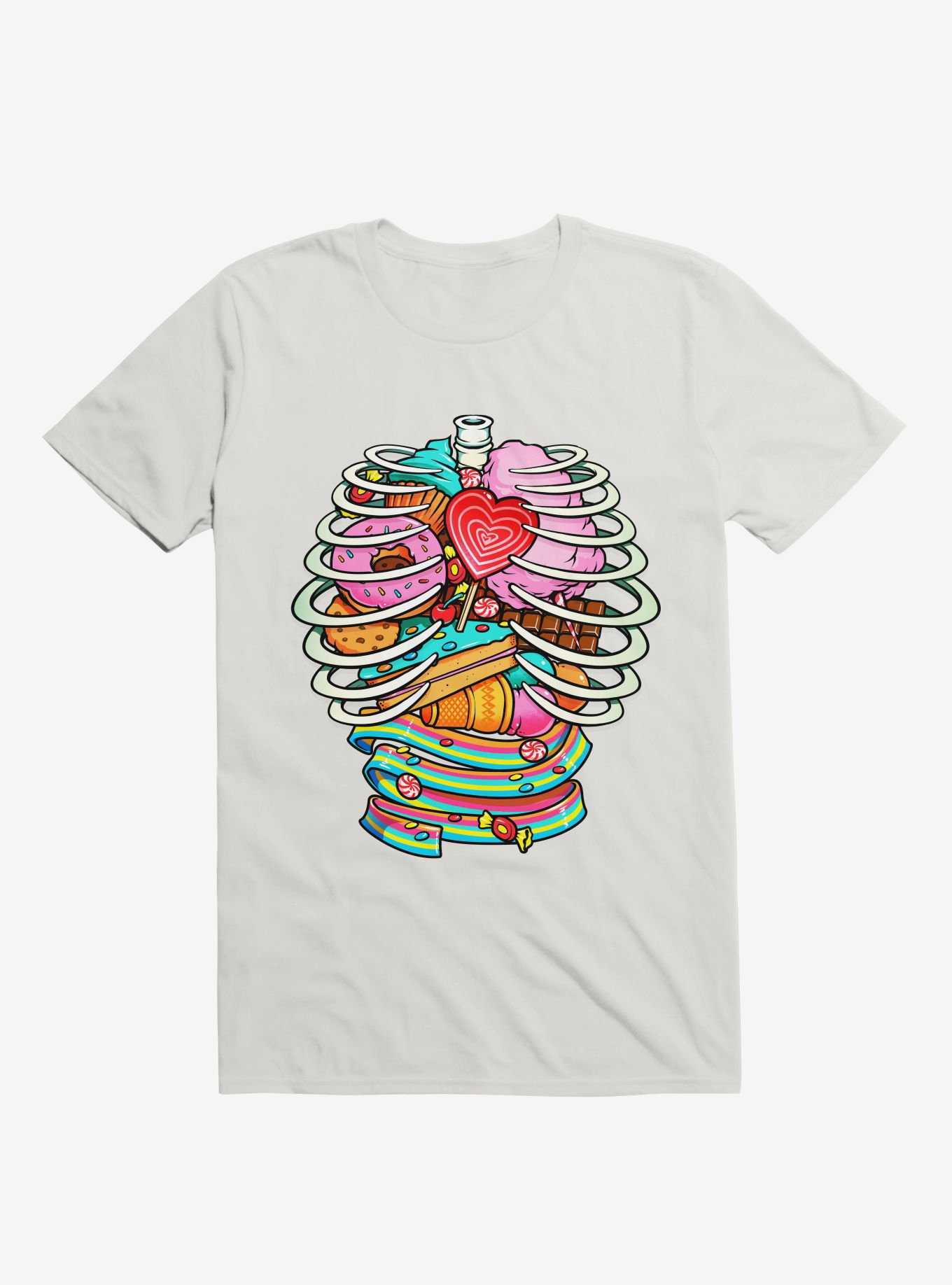 Unicorn Anatomy Sweet Inside T-Shirt, , hi-res