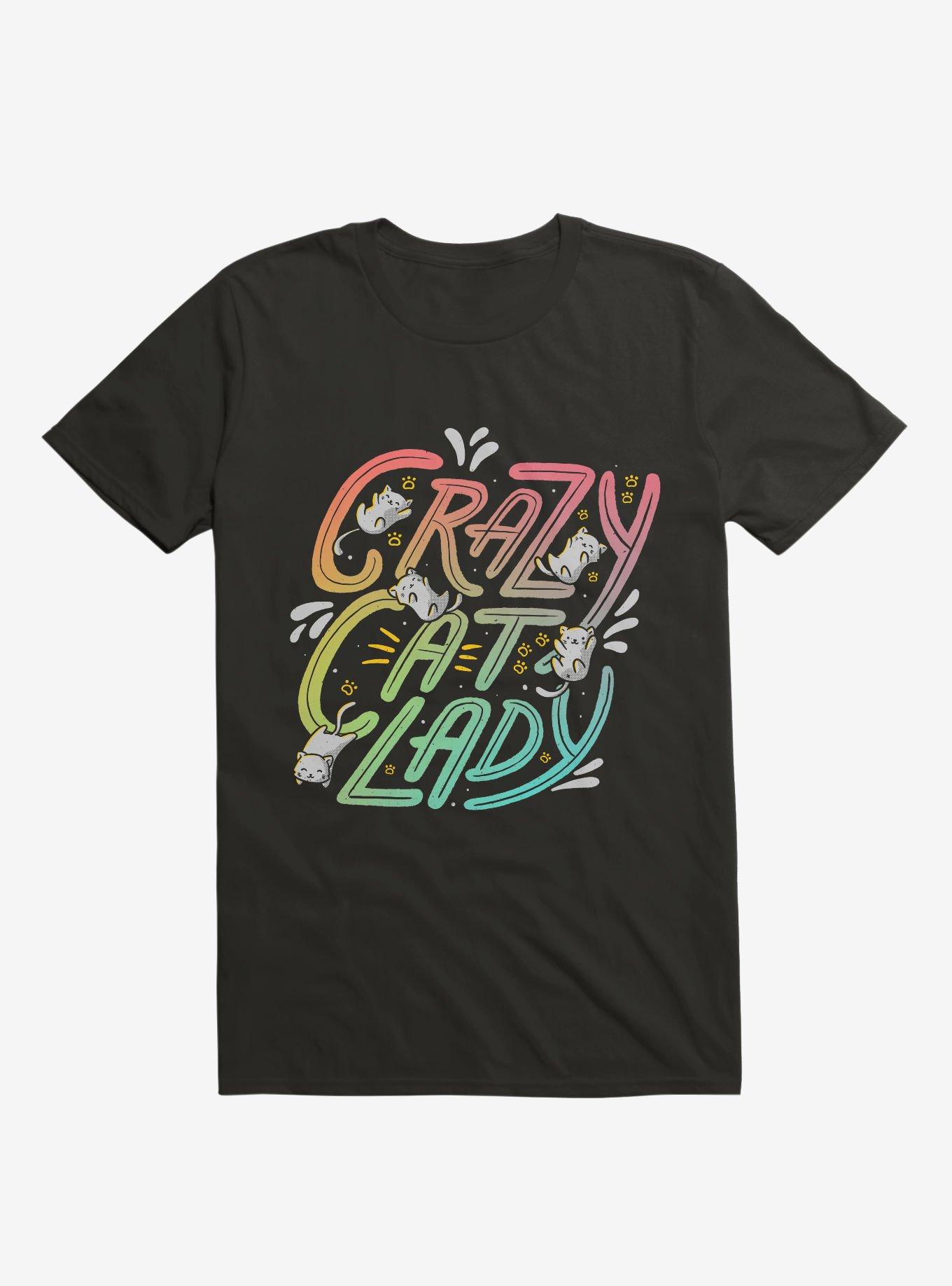Crazy Cat Lady T-Shirt, , hi-res