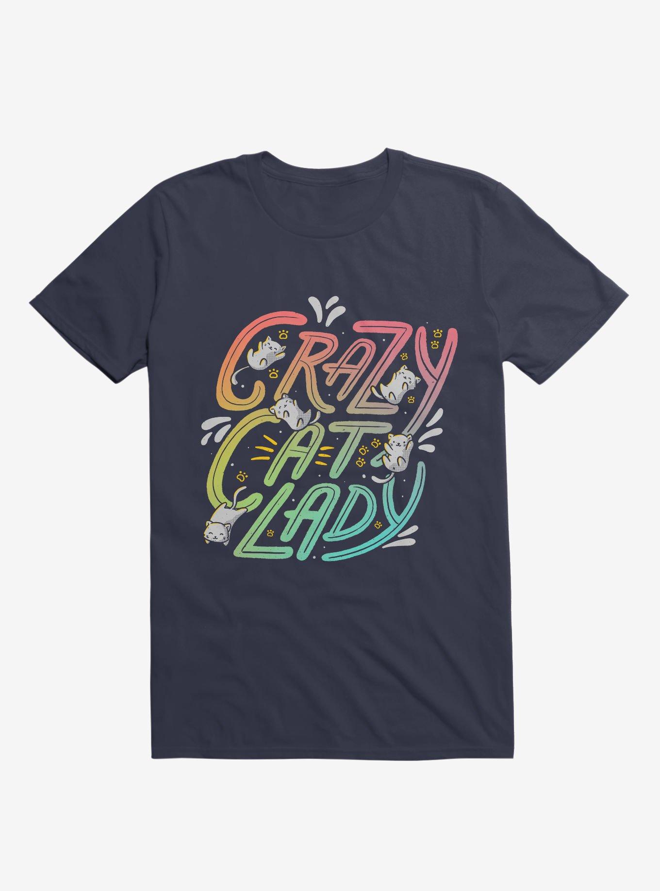Crazy Cat Lady T-Shirt, , hi-res