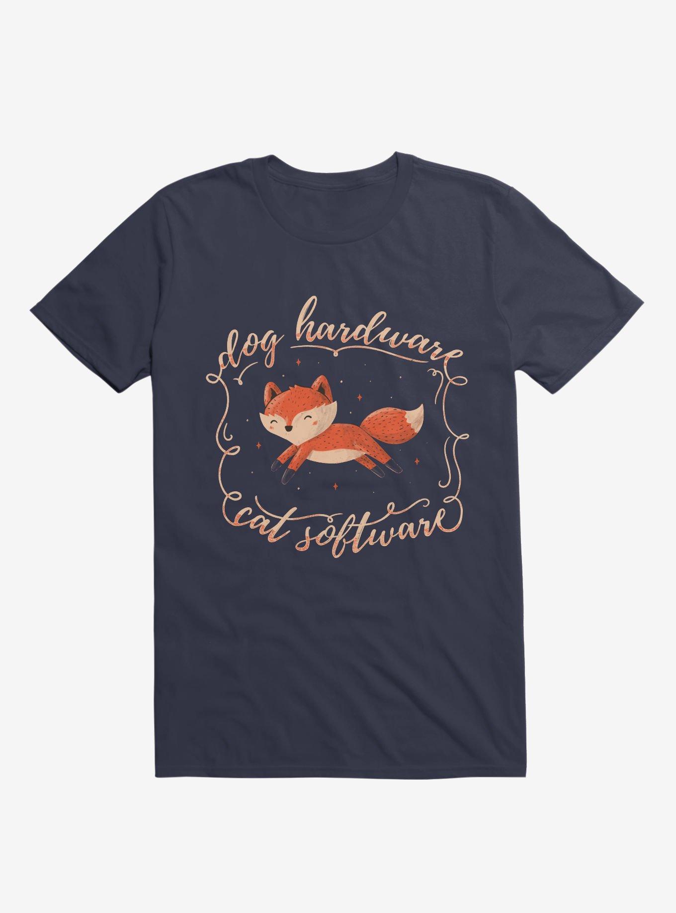 Dog Hardware Cat Software T-Shirt, , hi-res