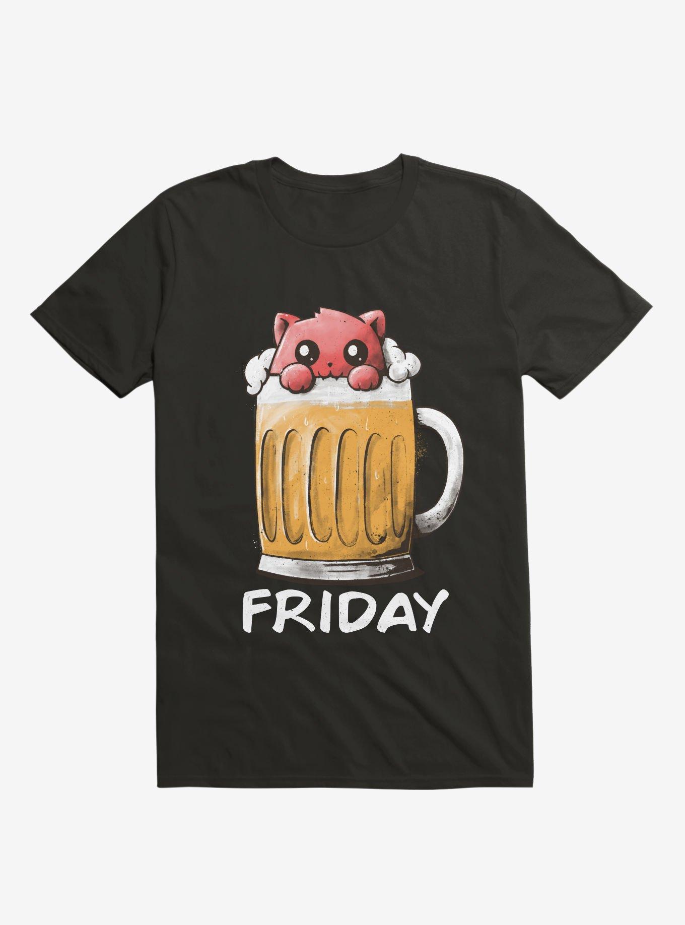 Friday T-Shirt, BLACK, hi-res