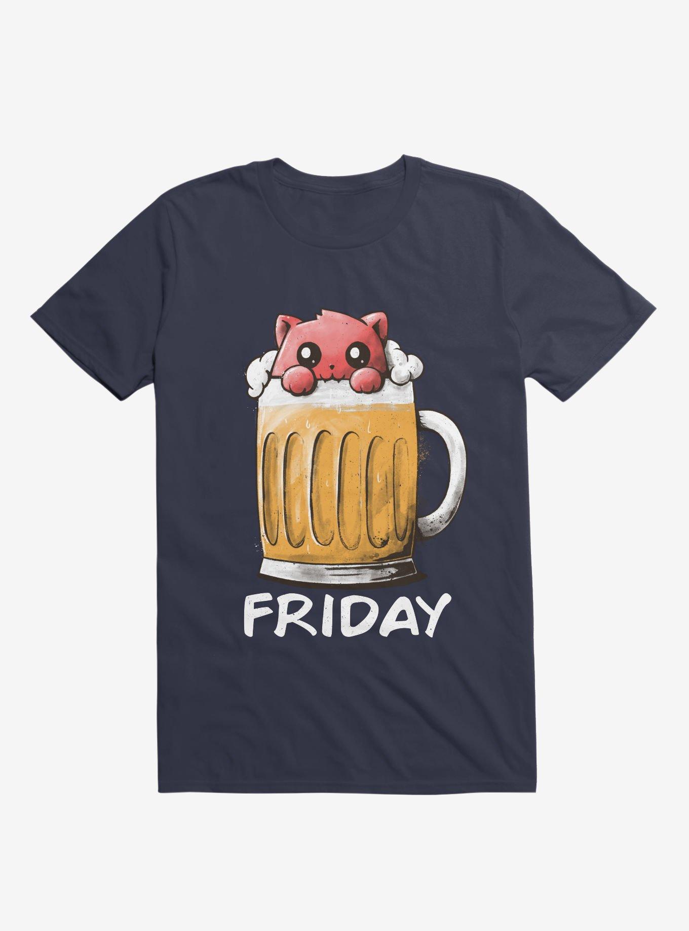Friday T-Shirt, NAVY, hi-res