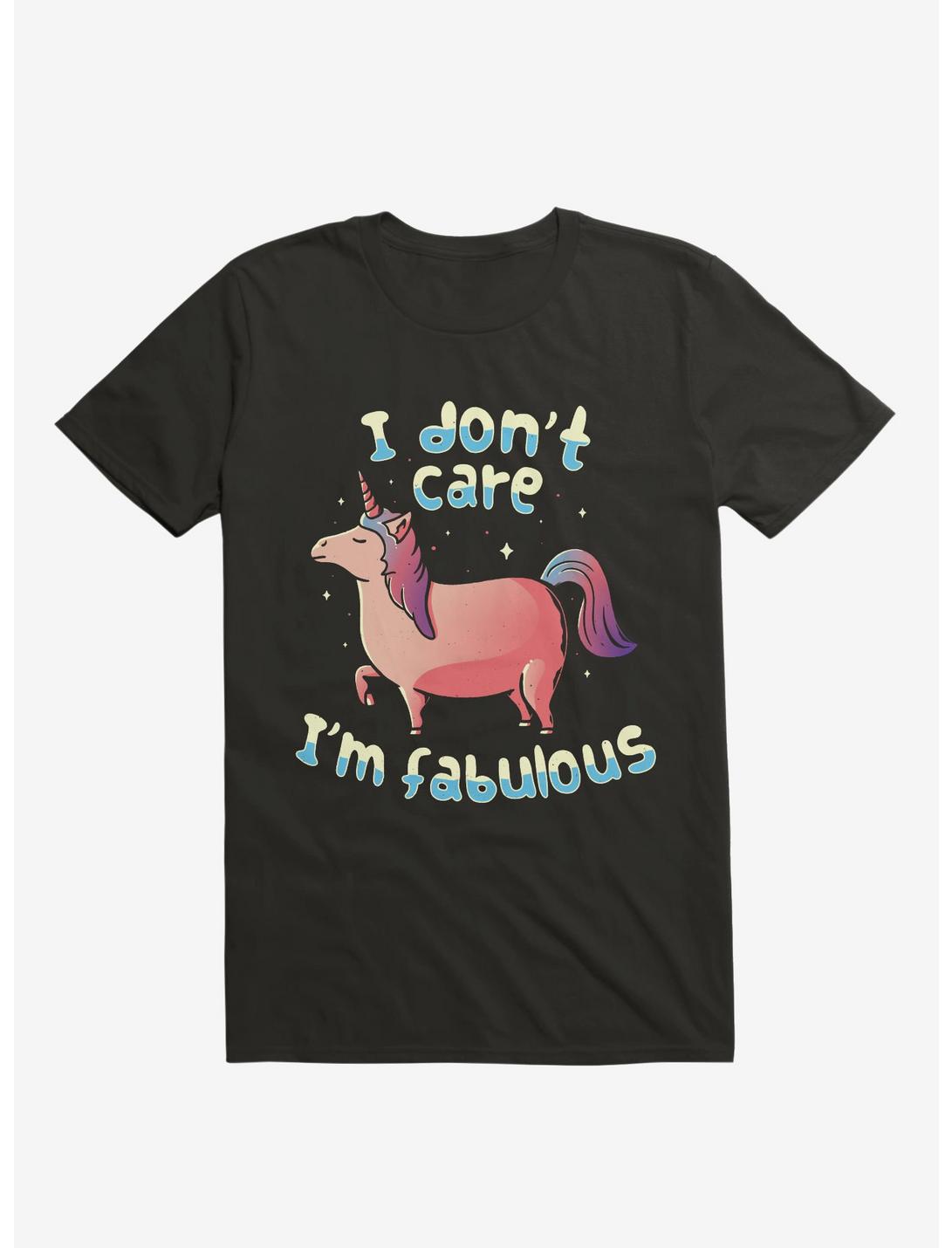 I Don't Care I'm Fabulous T-Shirt, BLACK, hi-res