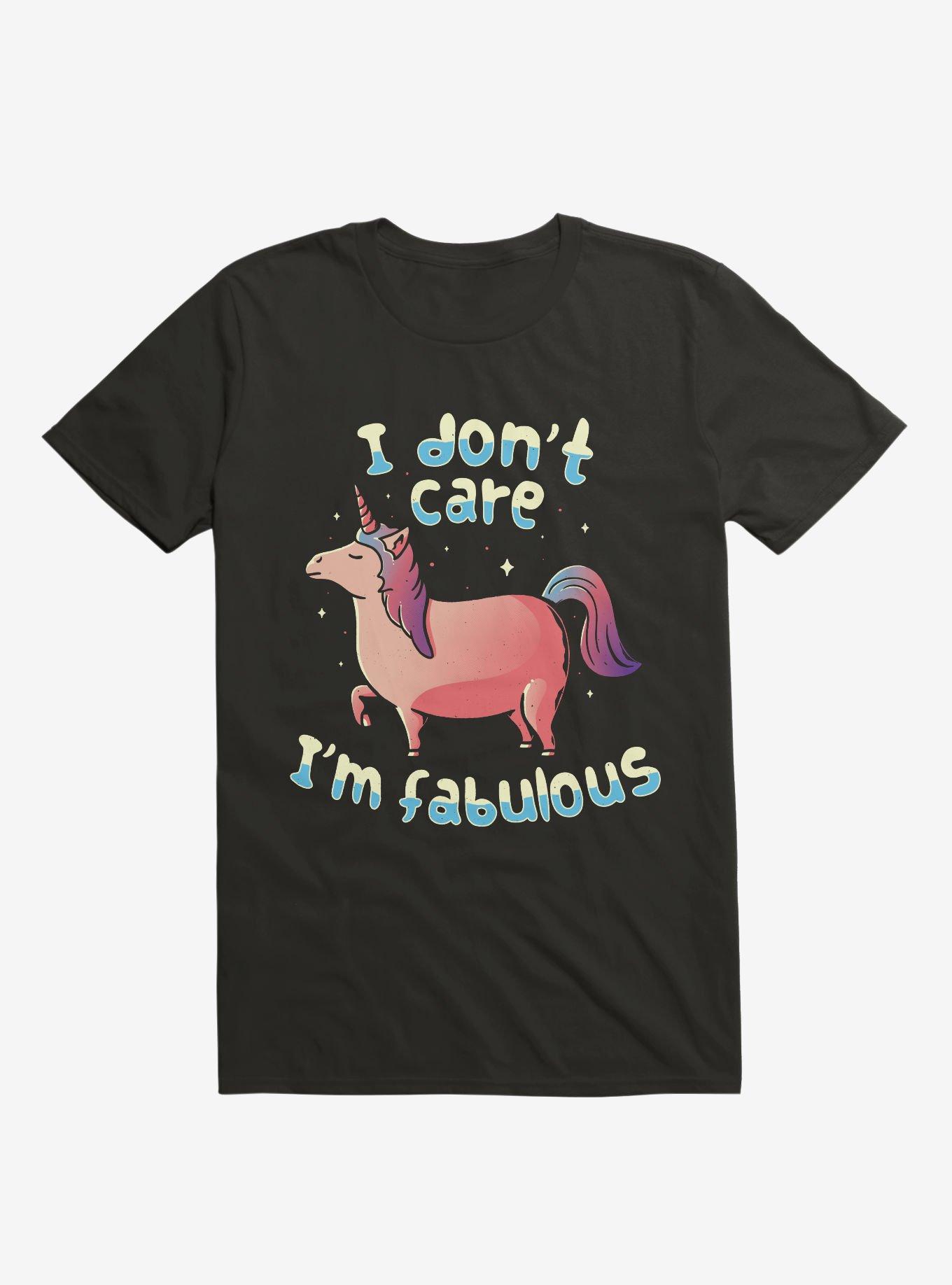 I Don't Care I'm Fabulous T-Shirt, BLACK, hi-res