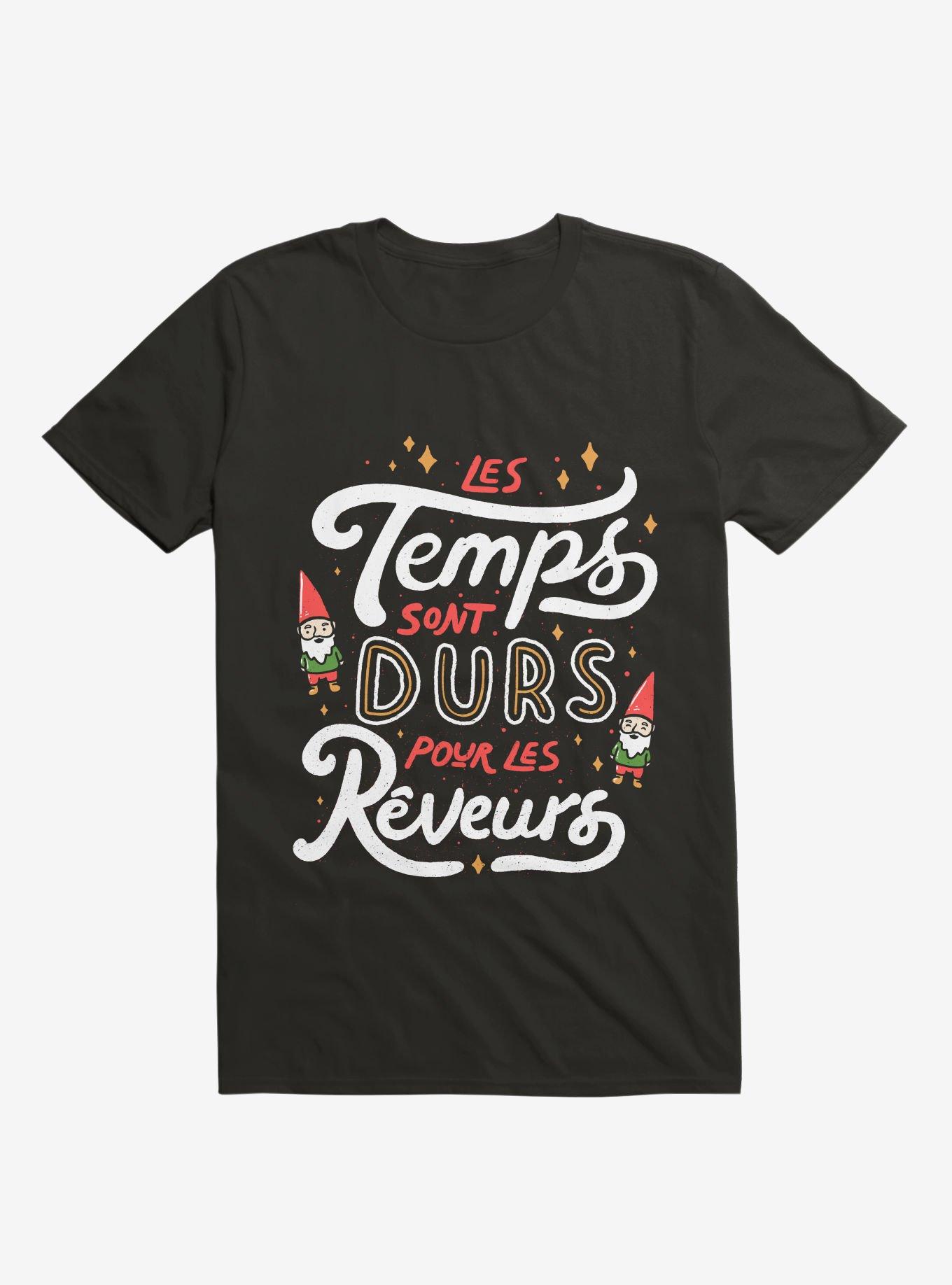 Les temps sont durs pour les r?veurs T-Shirt, BLACK, hi-res