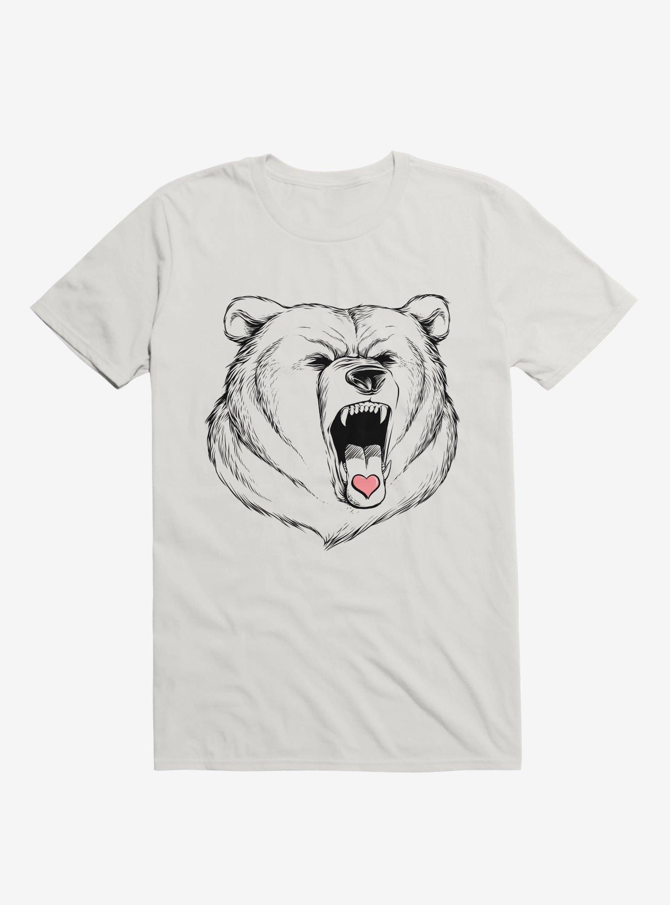 Universal Language Bear Love T-Shirt, WHITE, hi-res
