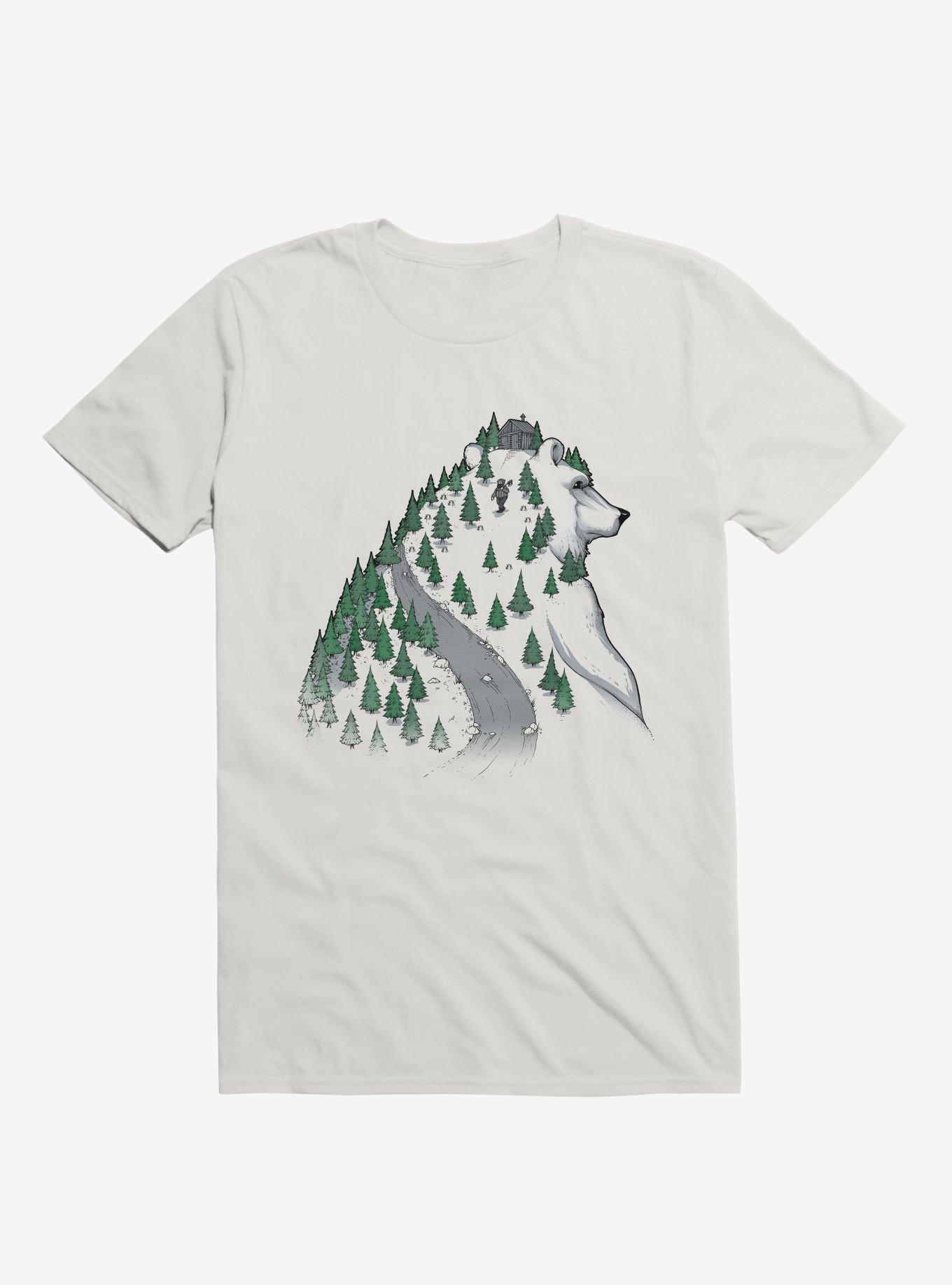 Wild Bear T-Shirt, WHITE, hi-res