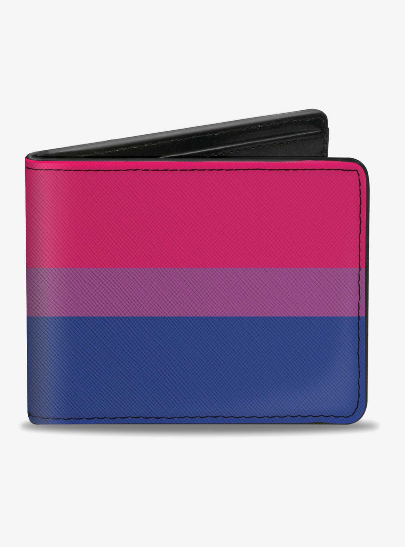 Bisexual Flag Bifold Wallet, , hi-res