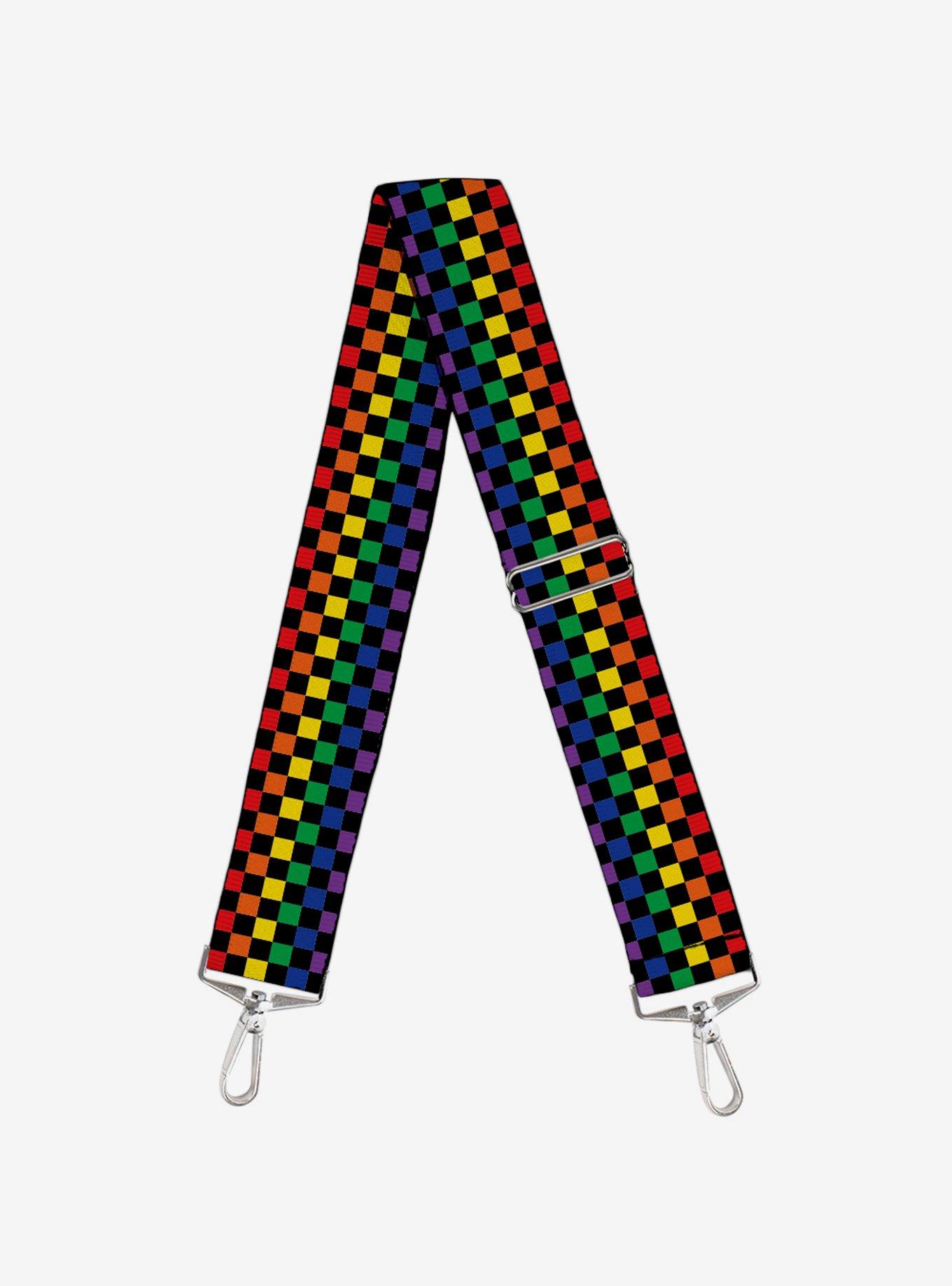 Checker Rainbow Bag Strap