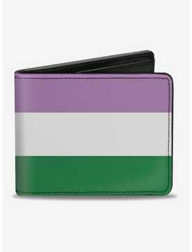 Genderqueer Flag Bifold Wallet, , hi-res