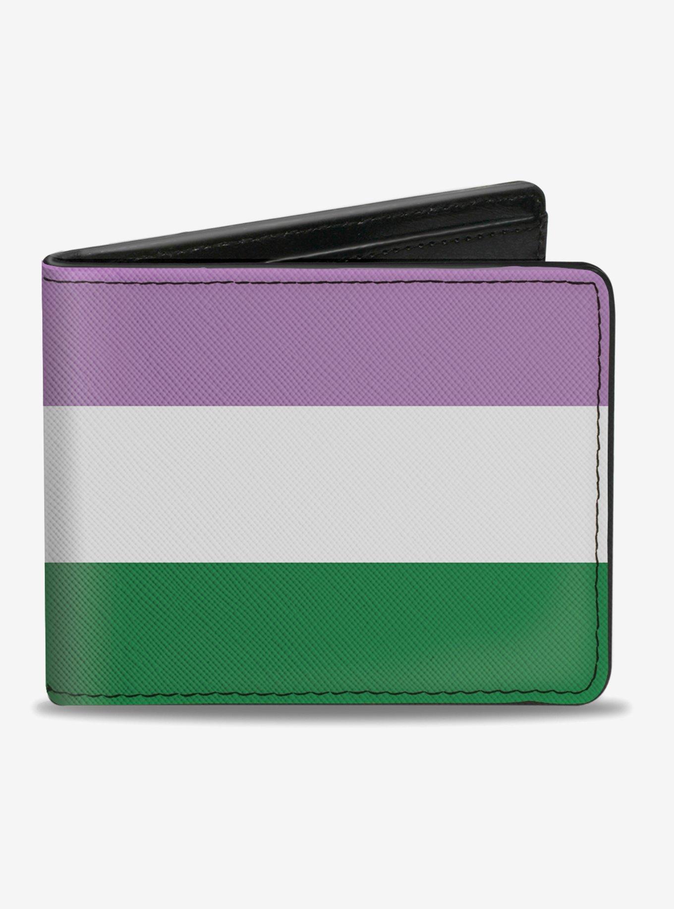 Genderqueer Flag Bifold Wallet, , hi-res