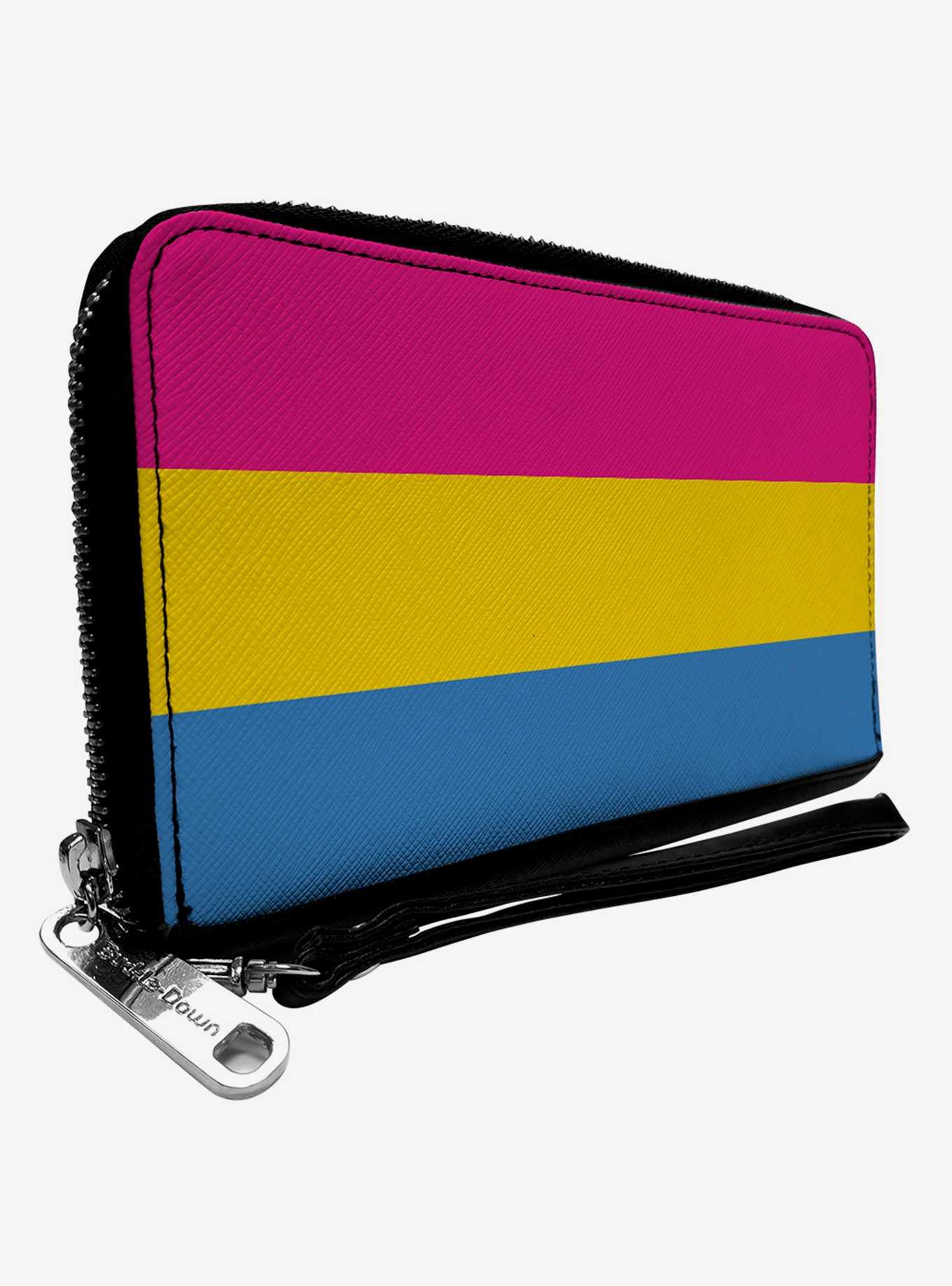 Pansexual Flag Zip Around Wallet, , hi-res